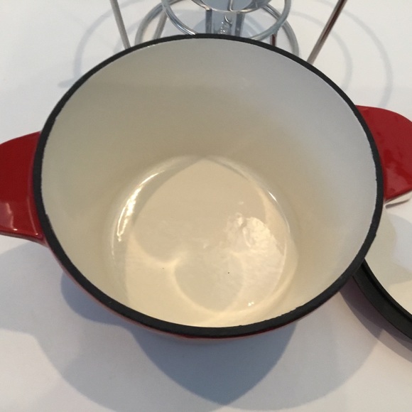 Cuisinart Cast Iron Fondue Pot Red - Picture 5 of 10
